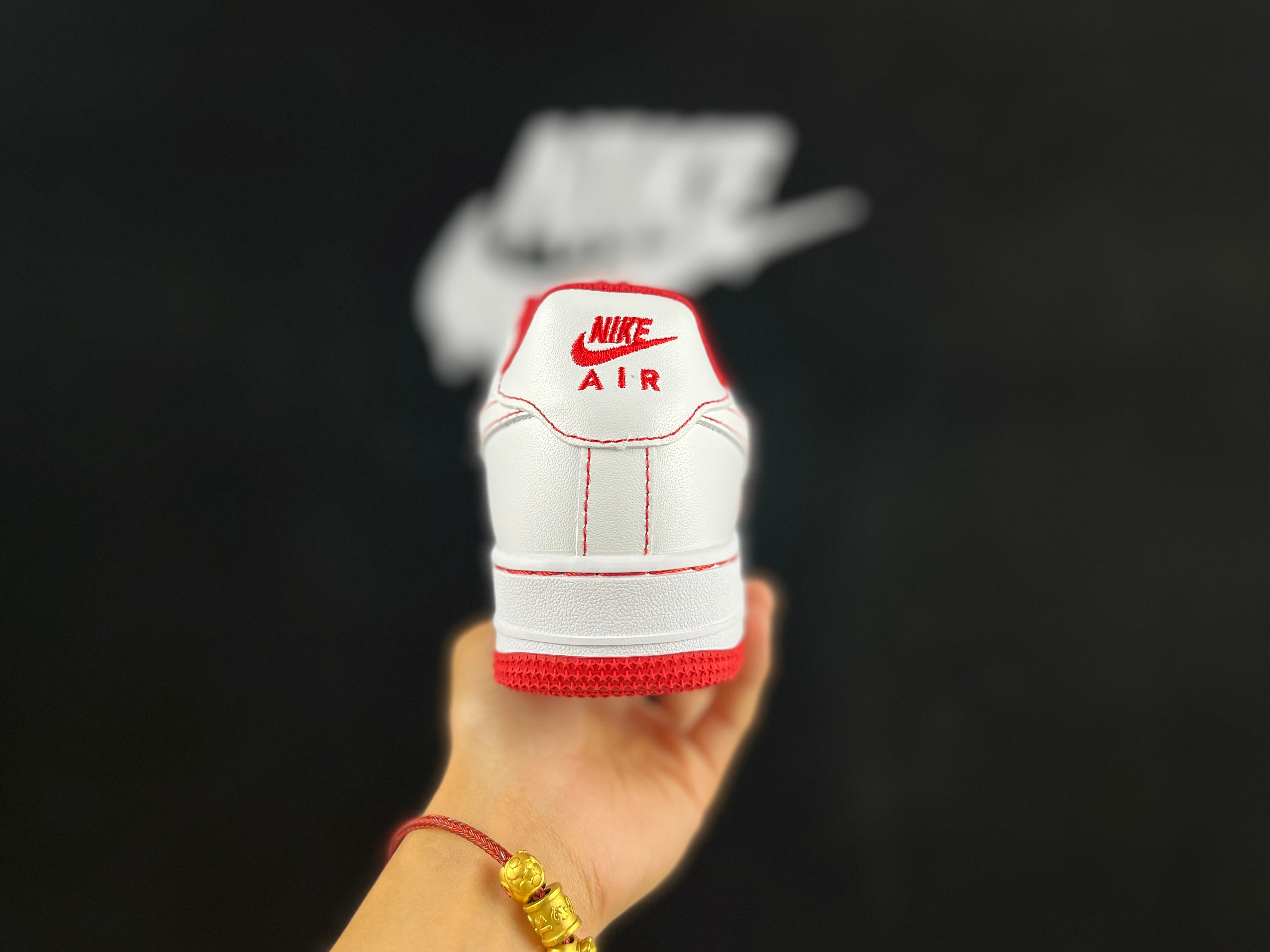 NIKE AIR FORCE 1 '07 "Red" - Image 4