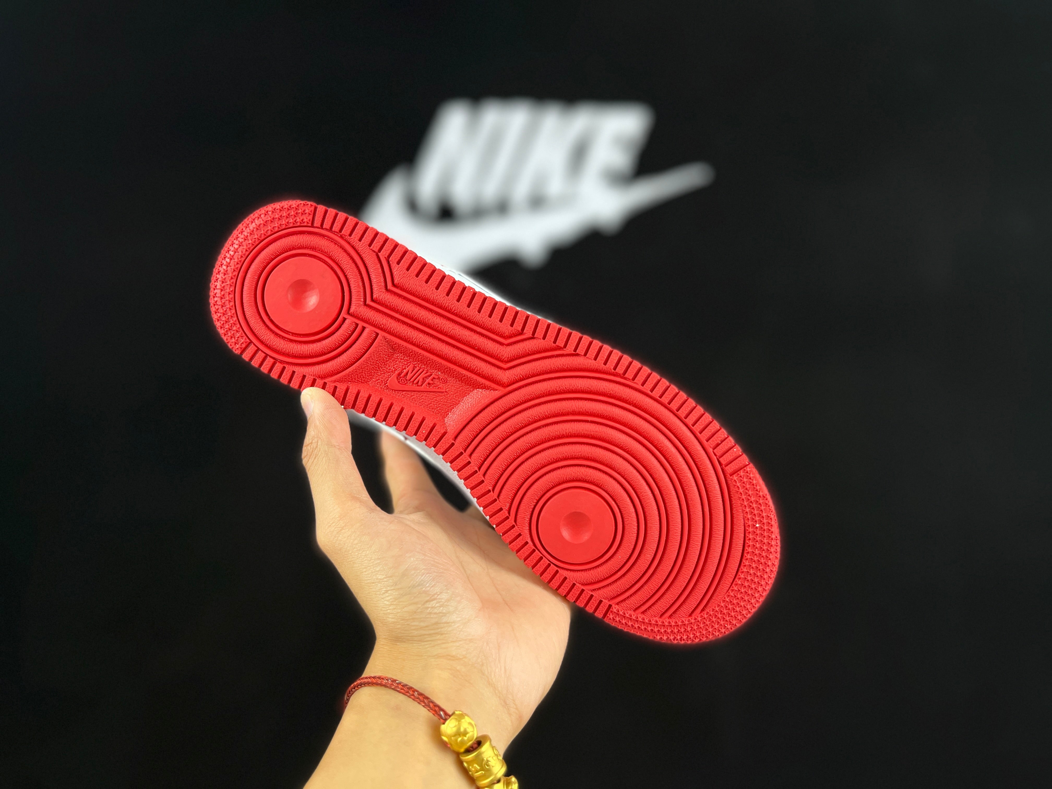 NIKE AIR FORCE 1 '07 "Red" - Image 5