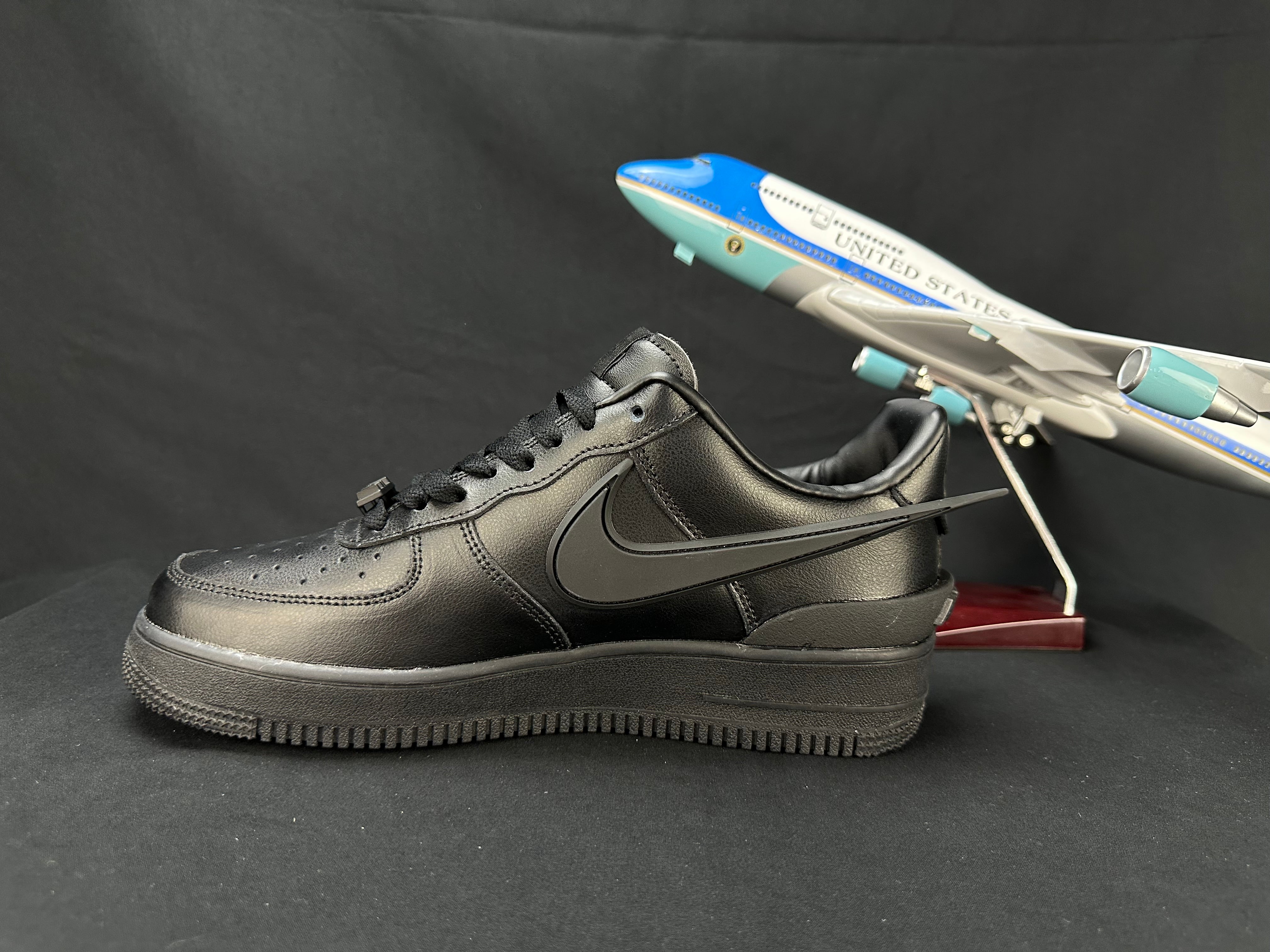 NIKE AIR FORCE 1 "Big Swoosh All-Black" - Image 3