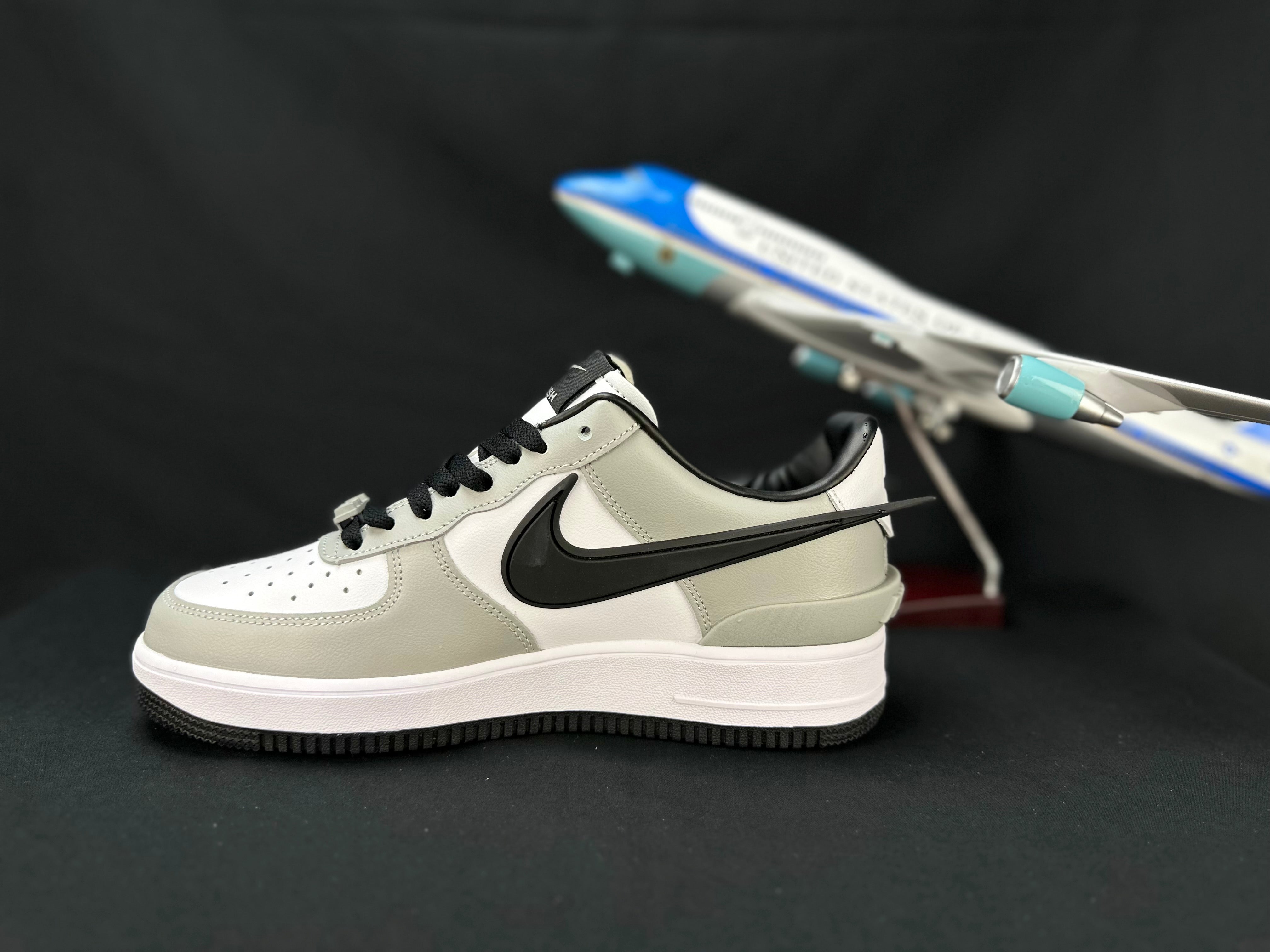 NIKE AIR FORCE 1 "Big Swoosh Grey" - Image 3