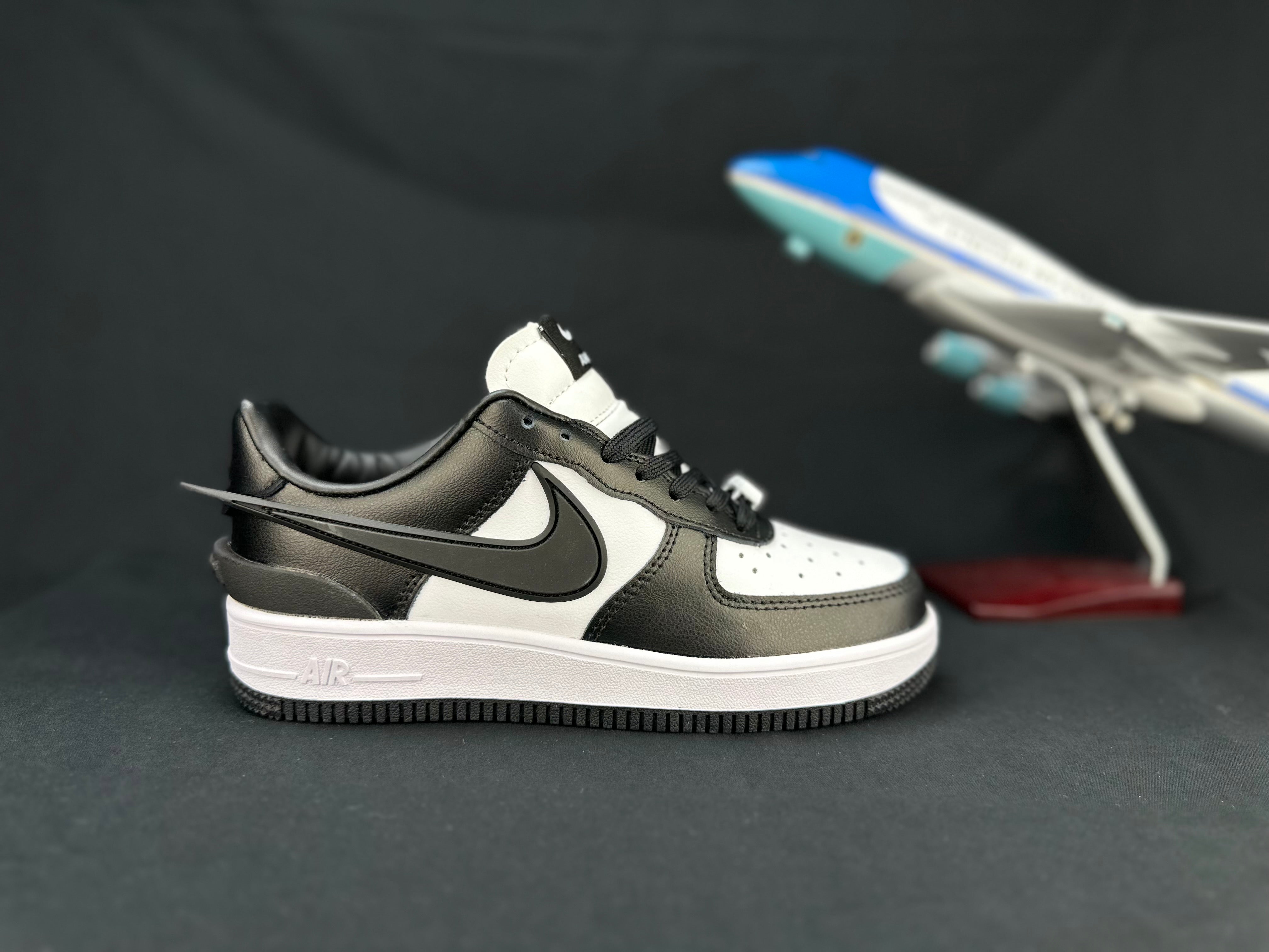 NIKE AIR FORCE 1 "Big Swoosh Panda" - Image 2