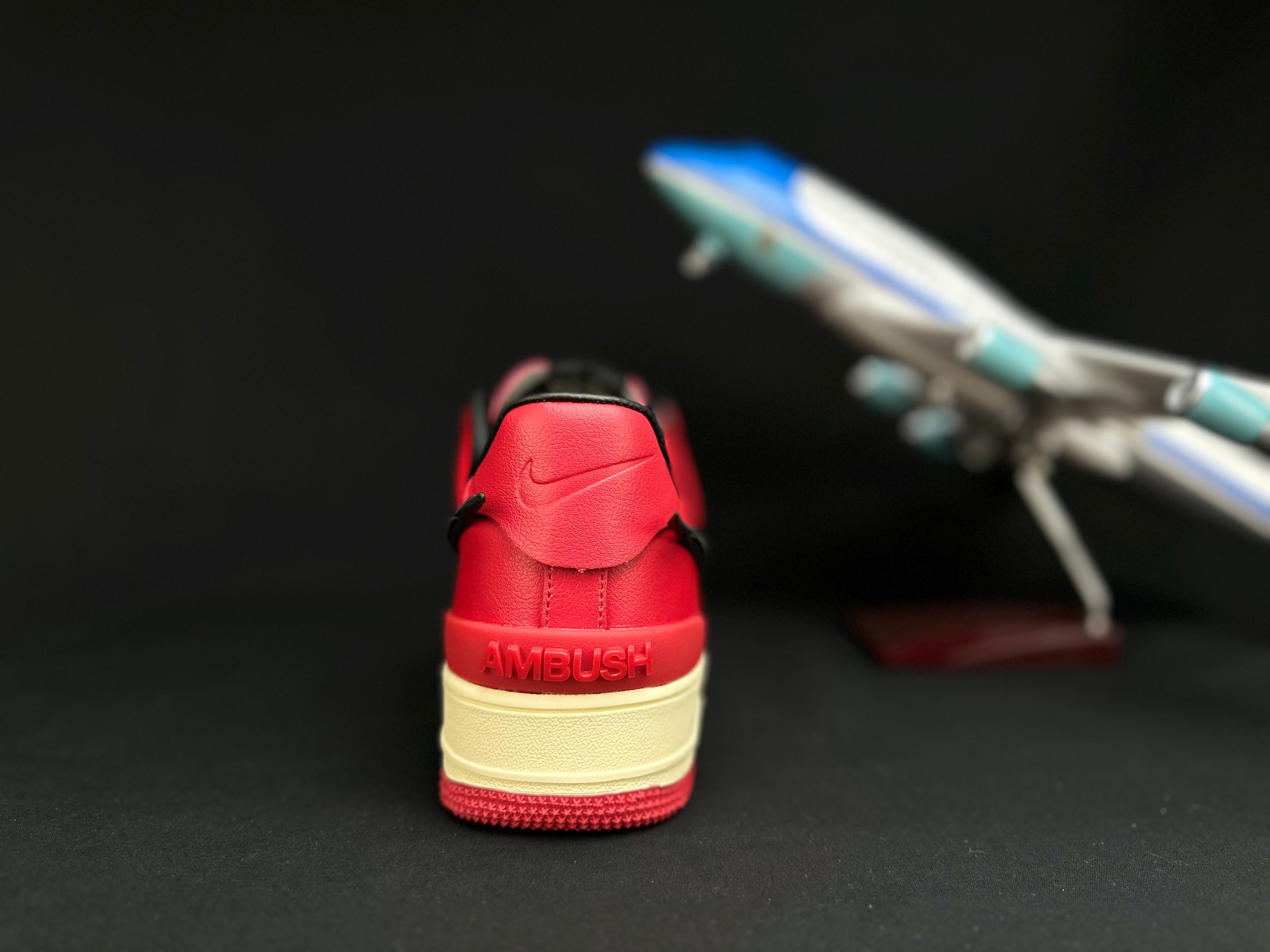 NIKE AIR FORCE 1 "Big Swoosh Red" - Image 5