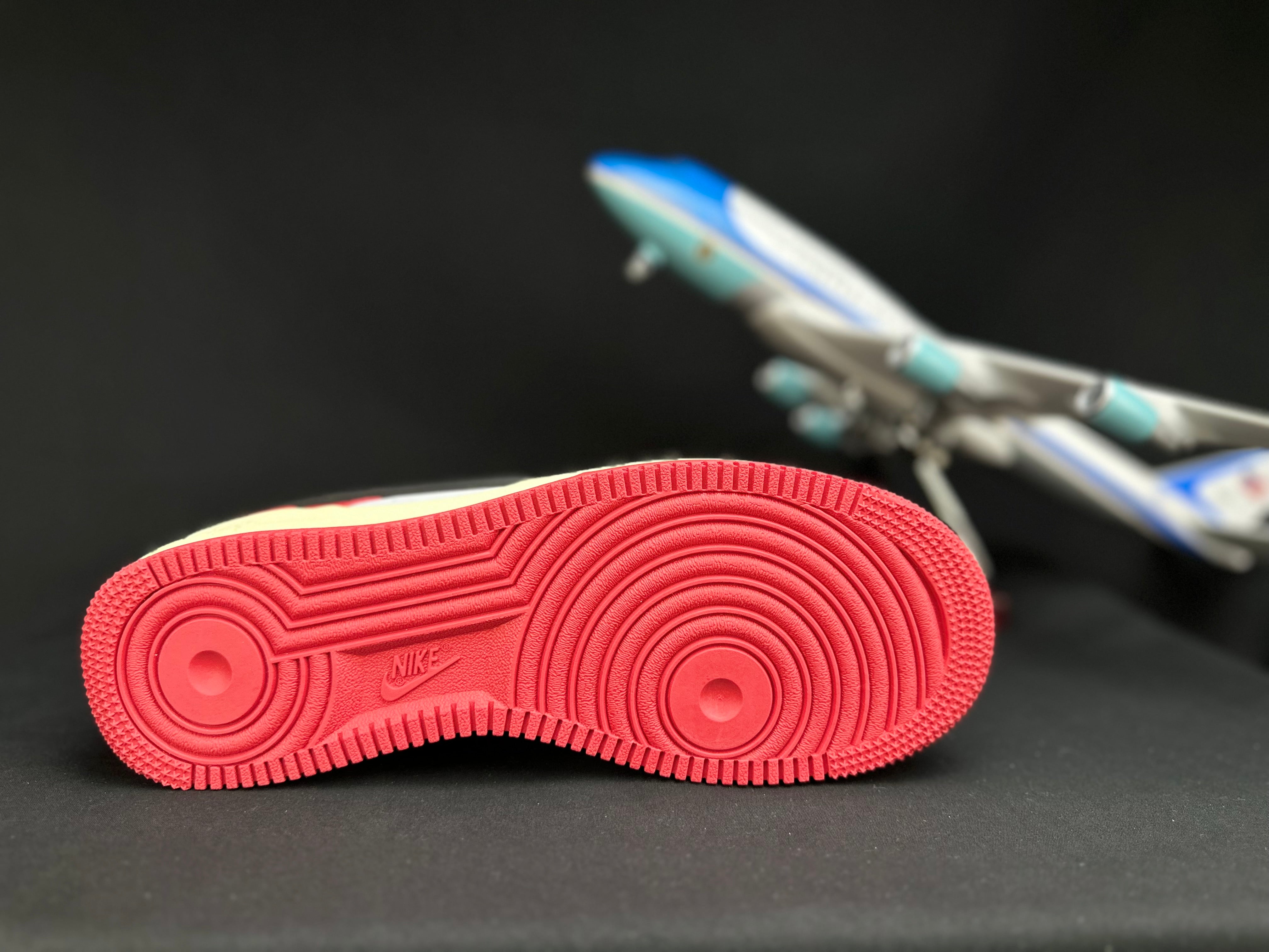 NIKE AIR FORCE 1 "Big Swoosh Red" - Image 4