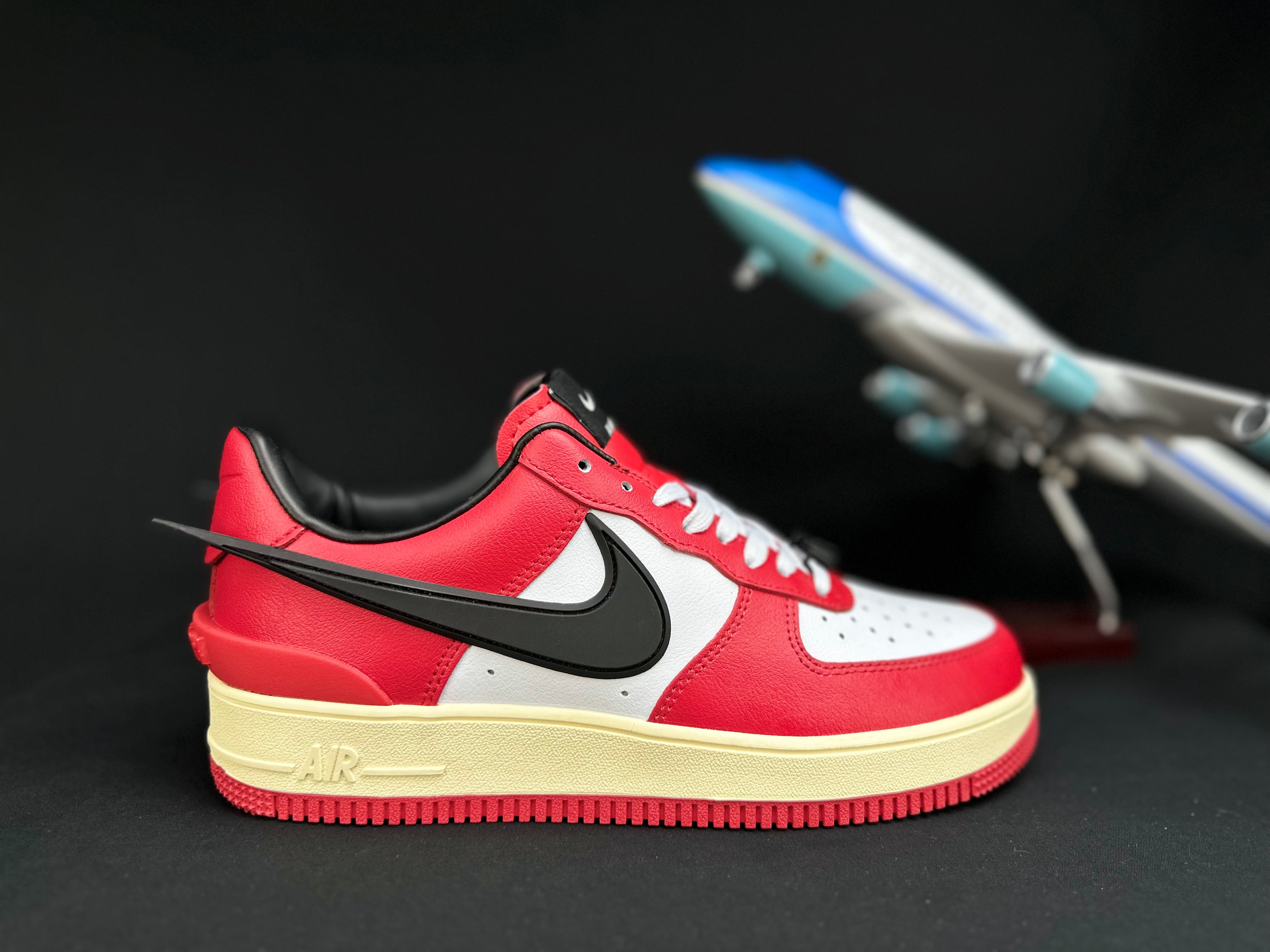 NIKE AIR FORCE 1 "Big Swoosh Red" - Image 2