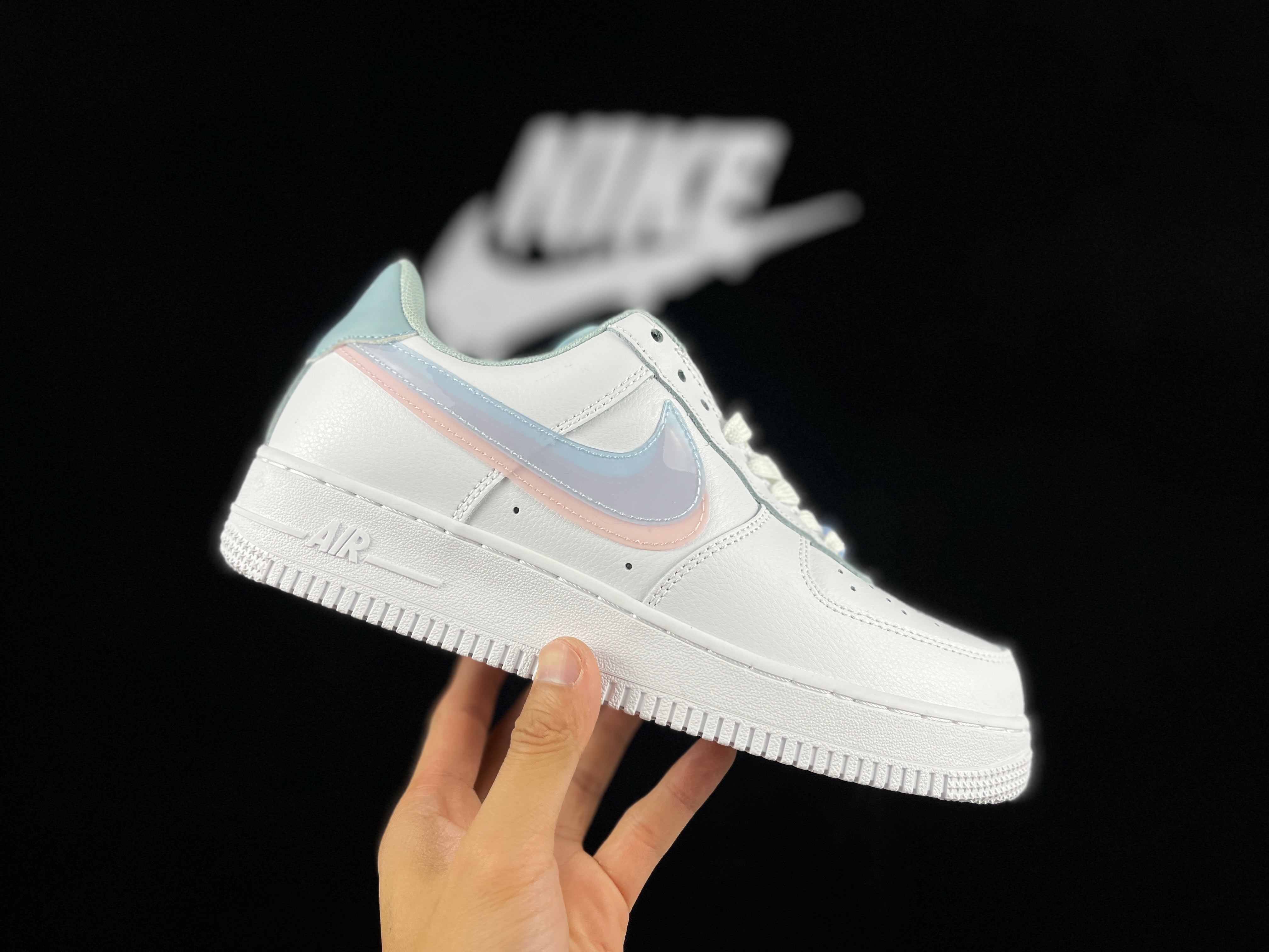 NIKE AIR FORCE 1 "Double Swoosh Peach Pink" - Image 2