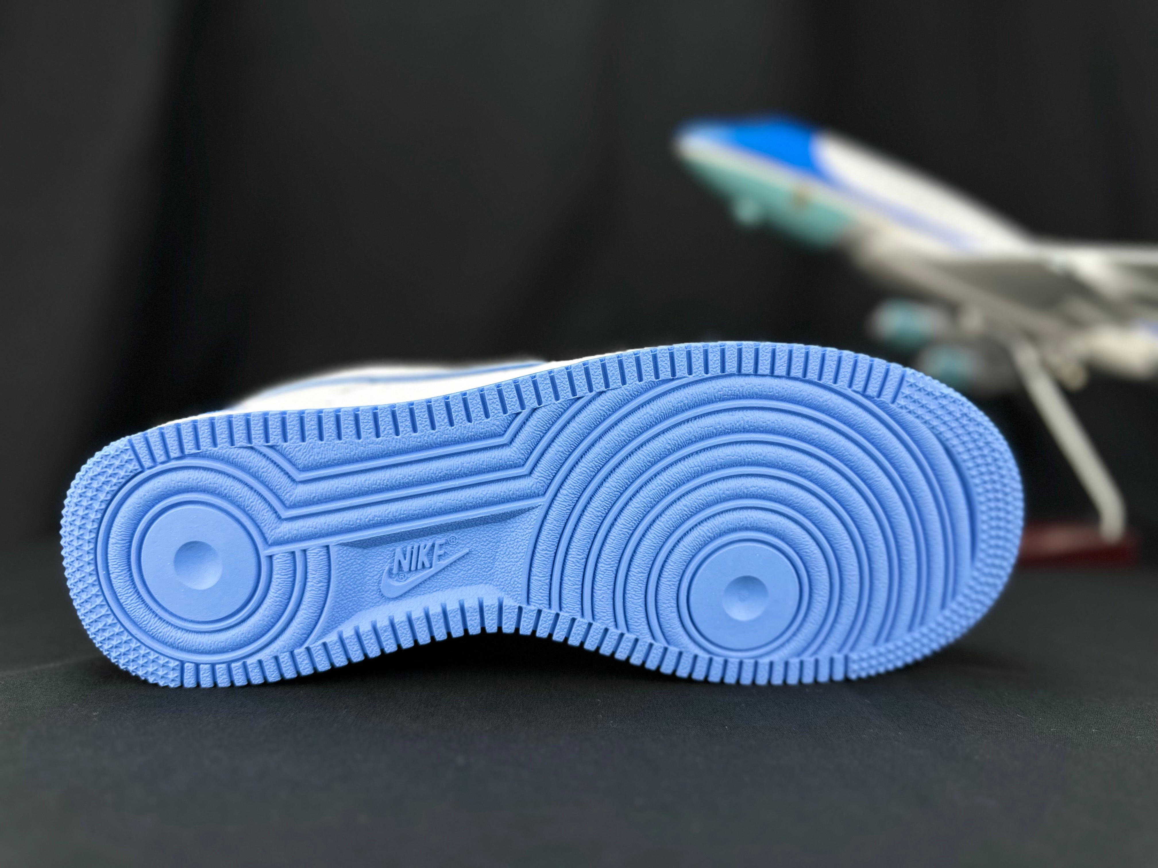 NIKE AIR FORCE 1 "Double Swoosh White/Blue" - Image 3