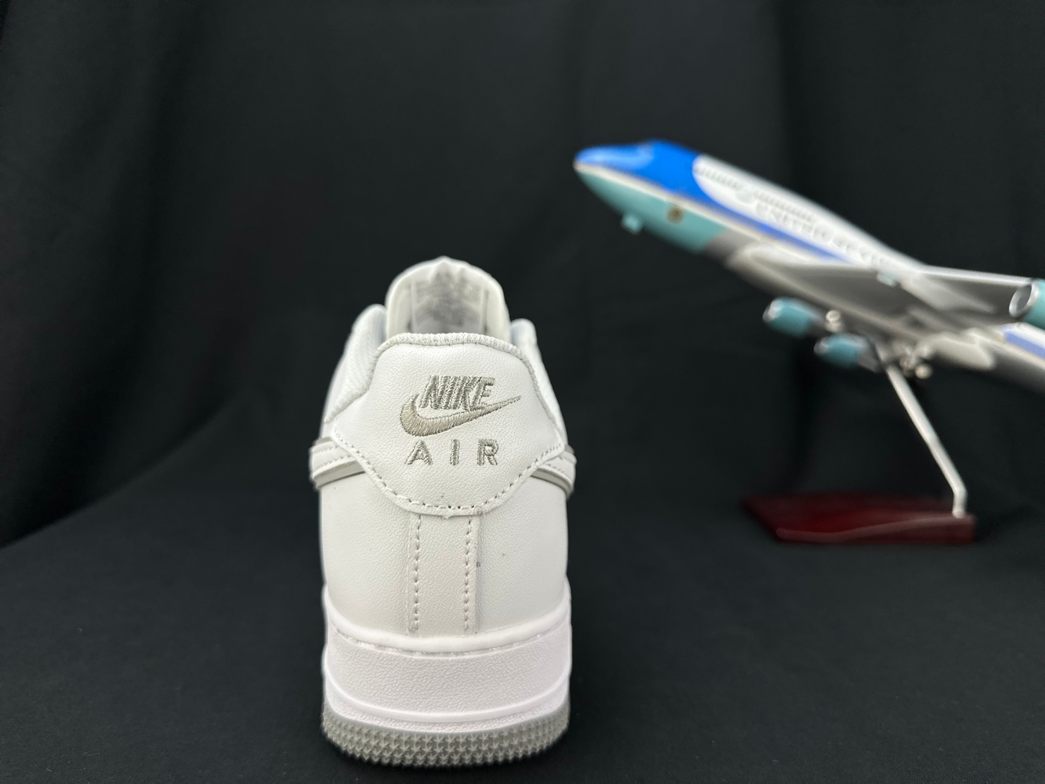 NIKE AIR FORCE 1 "Double Swoosh White/Grey" - Image 5