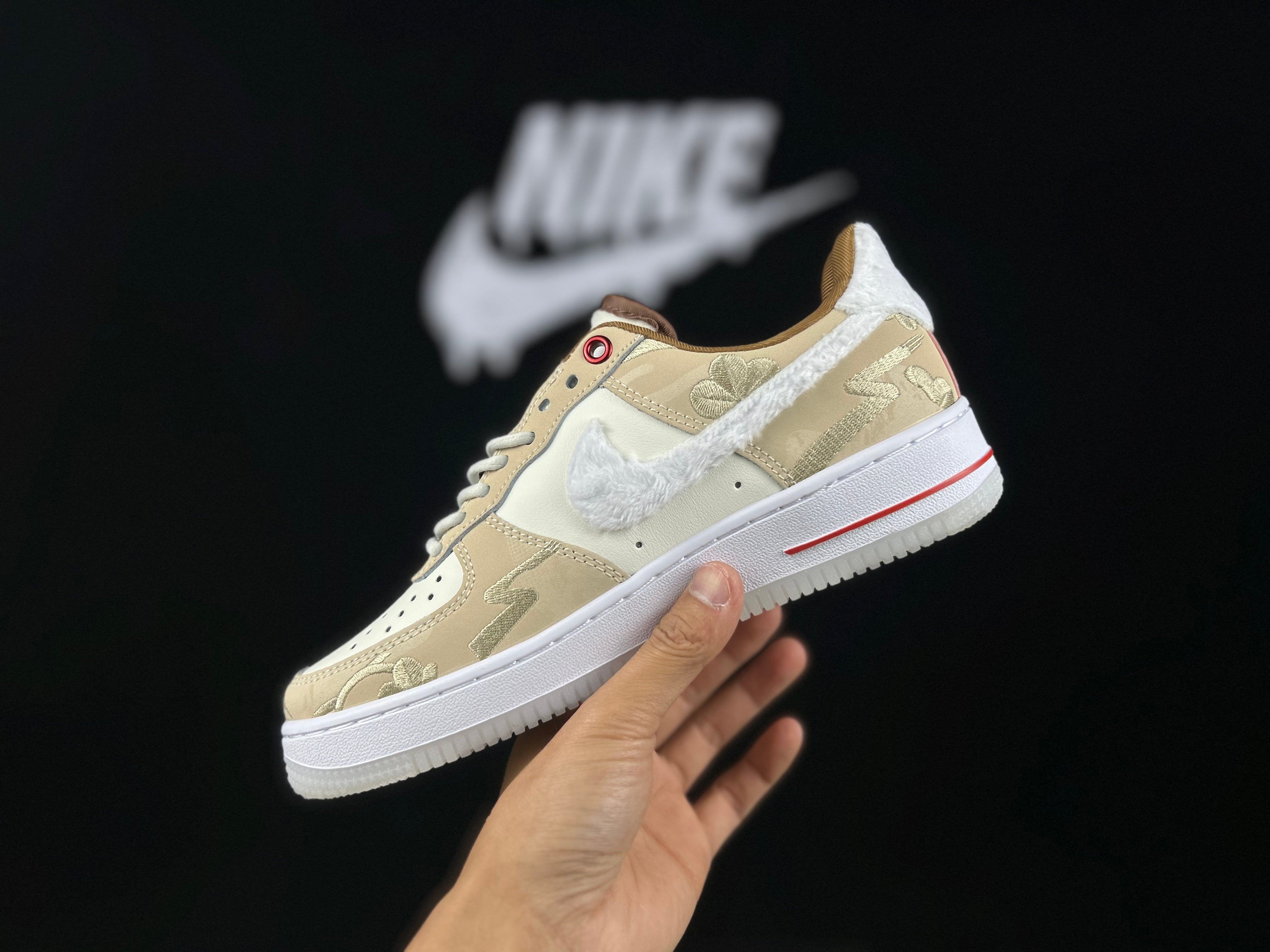 NIKE AIR FORCE 1 "Embroidered Year of the Rabbit" - Image 2