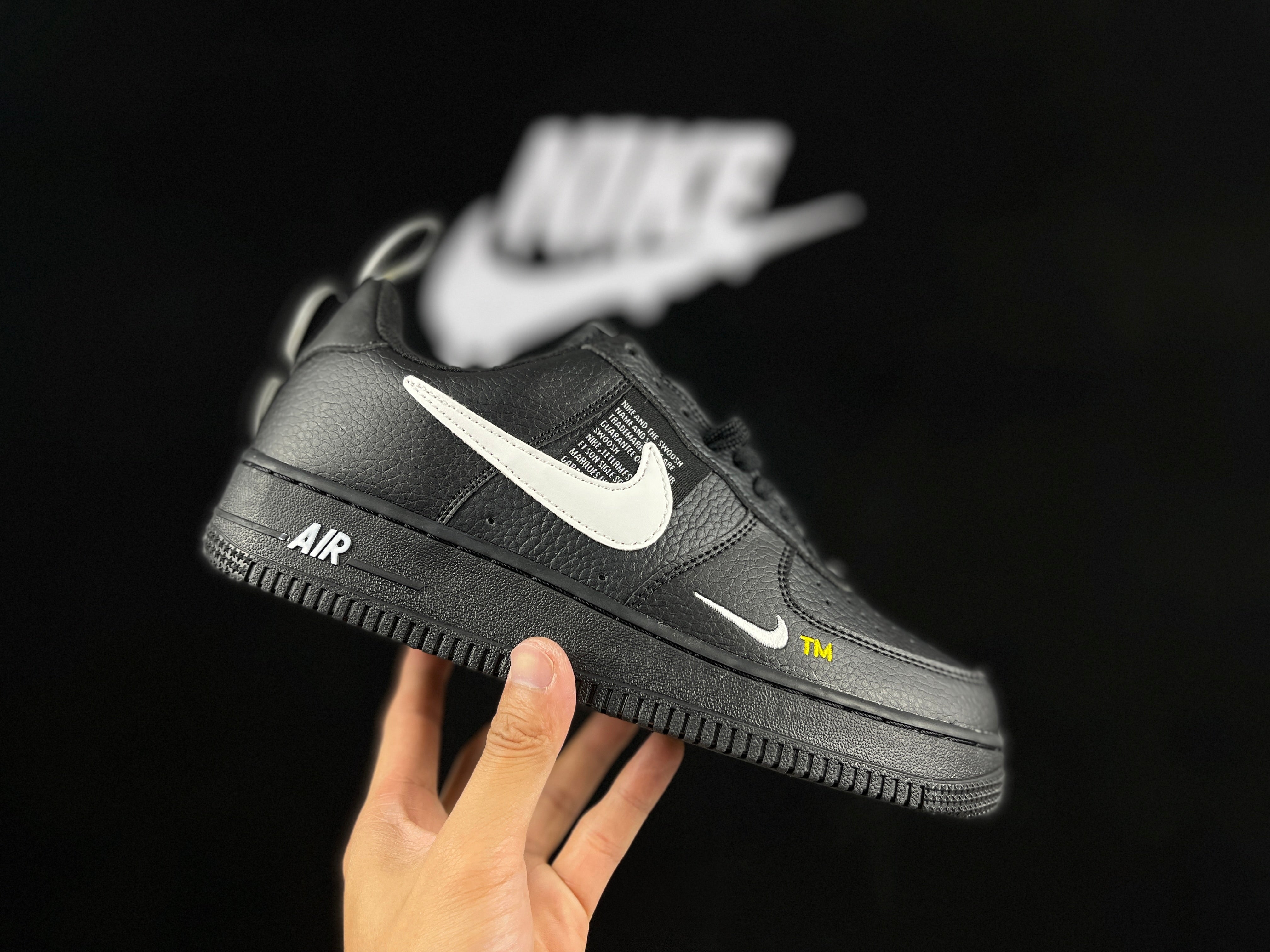 NIKE AIR FORCE 1 Low "All Black" - Image 2