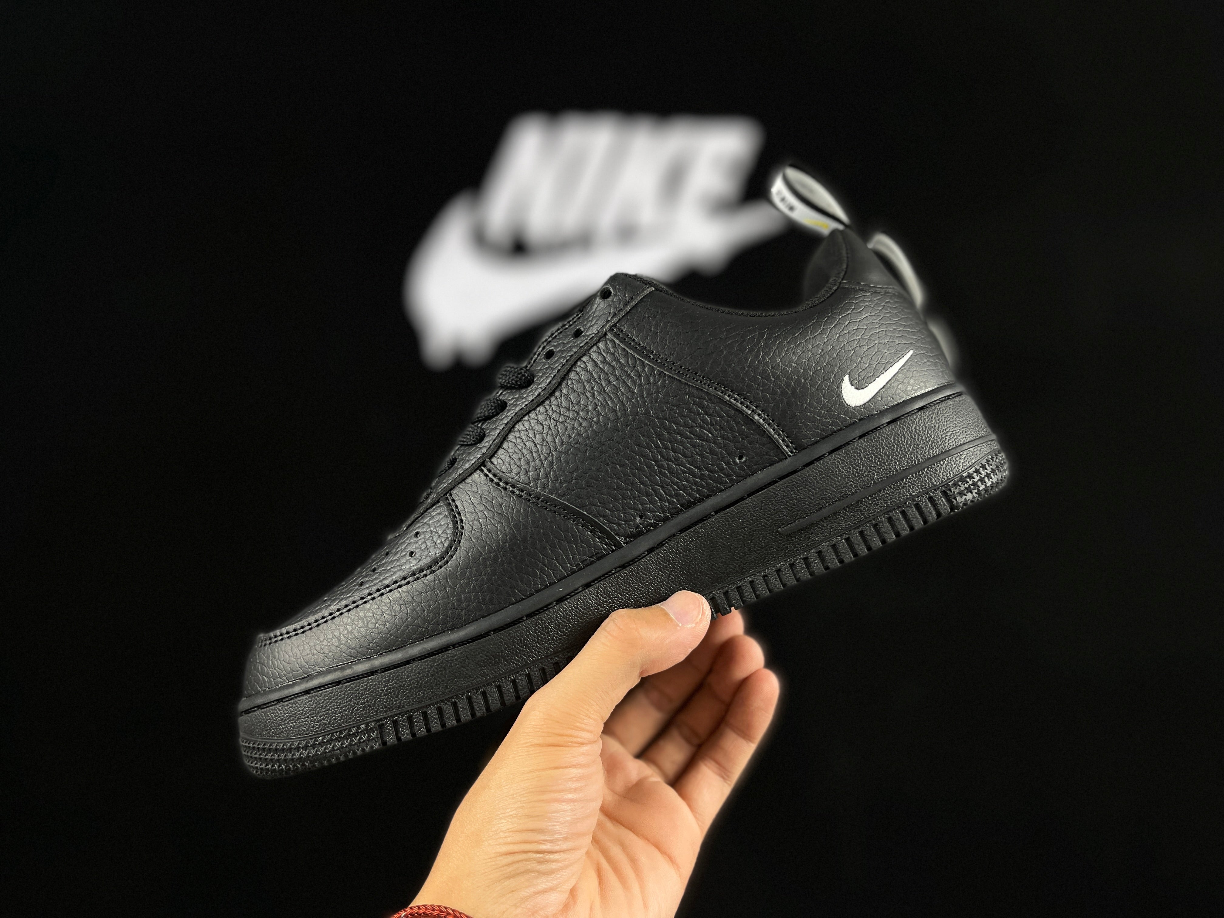 NIKE AIR FORCE 1 Low "All Black" - Image 3