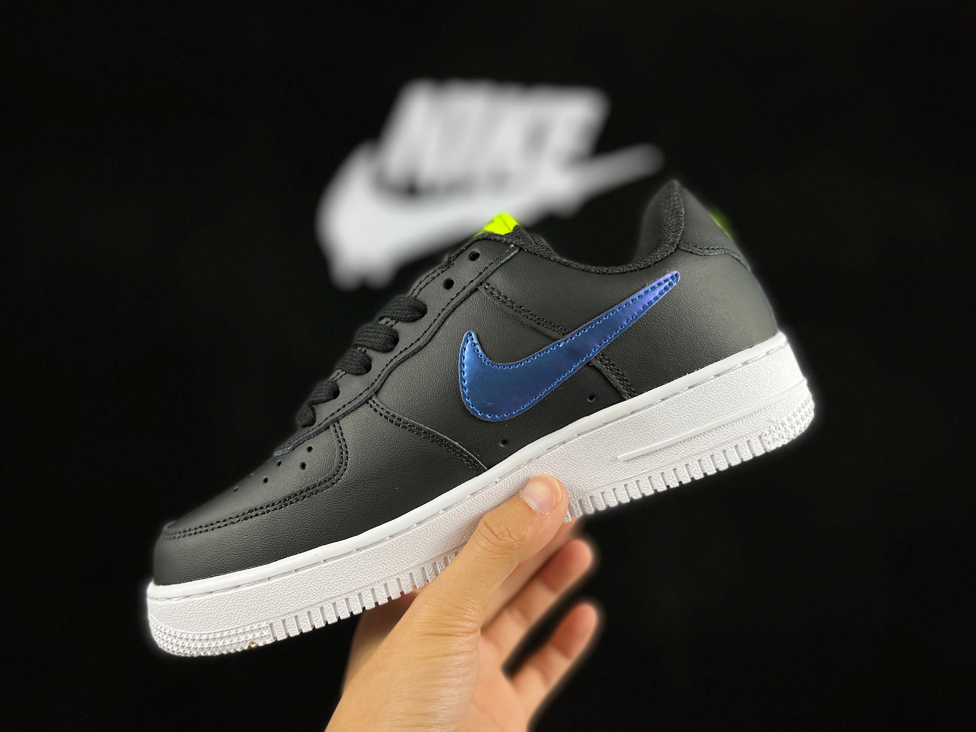 NIKE AIR FORCE 1 Low "White/Black/Red Hiking Buckle" - Image 3