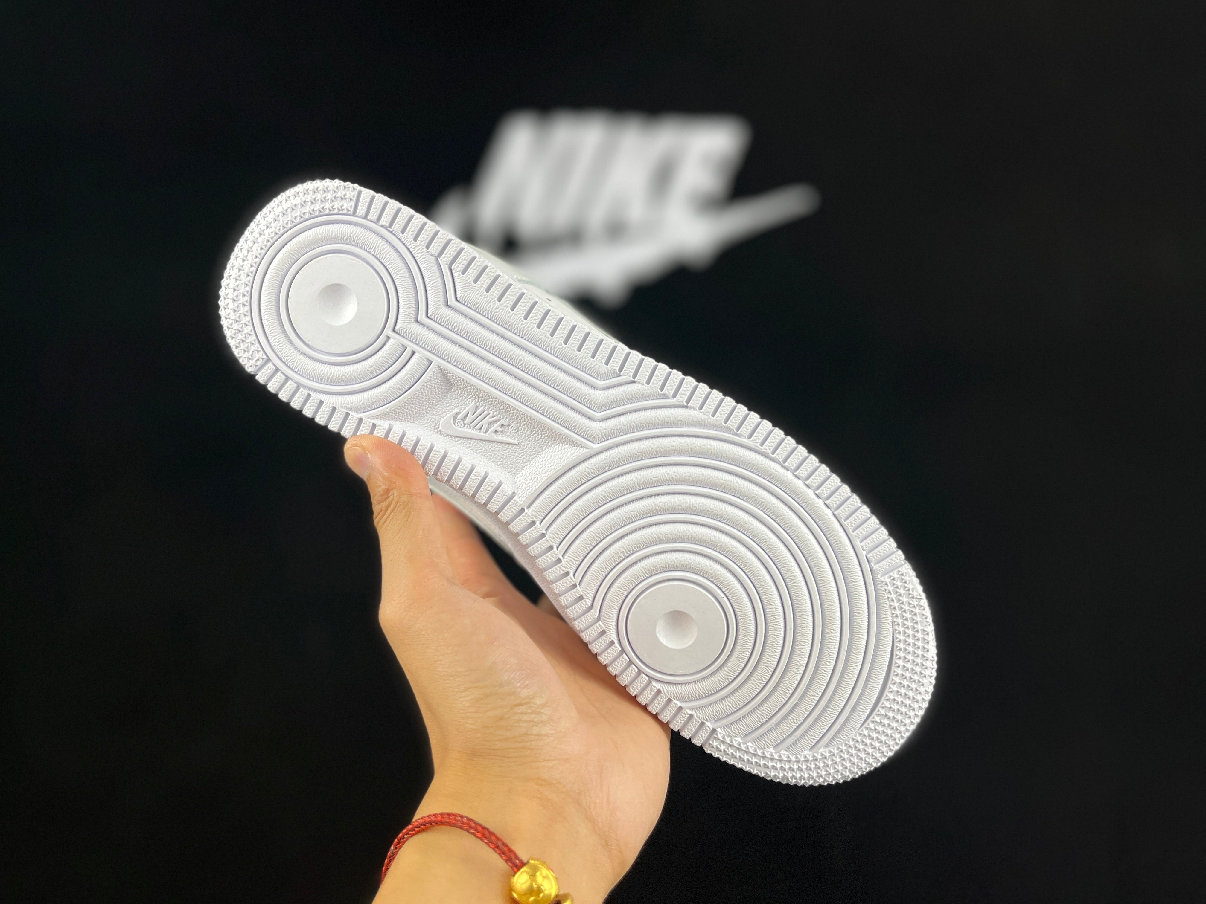 NIKE AIR FORCE 1 Low "White/Blue Iridescent Mist" - Image 5