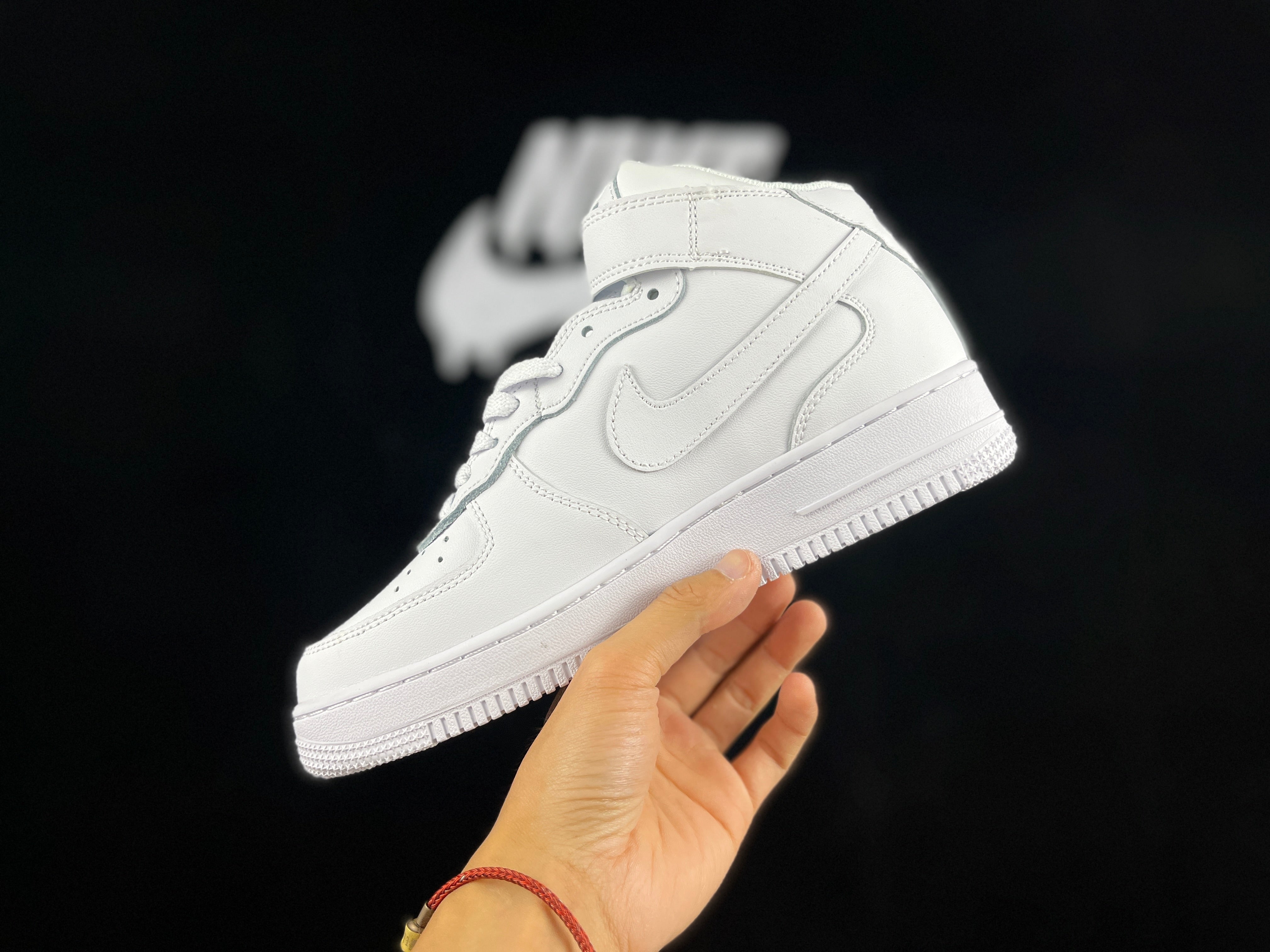 NIKE AIR FORCE 1 Mid "Triple White" - Image 3