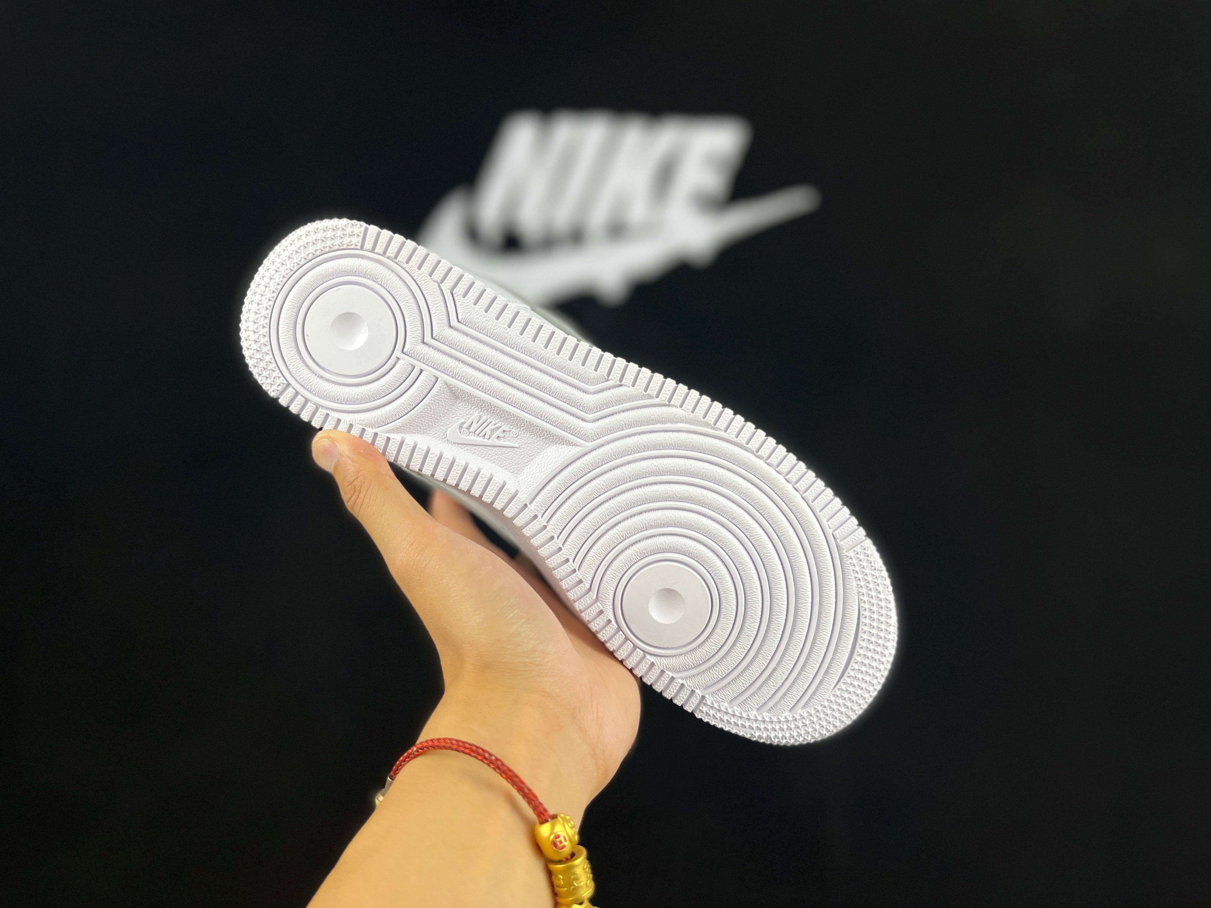 NIKE AIR FORCE 1 "Mini Swoosh White/Grey" - Image 5