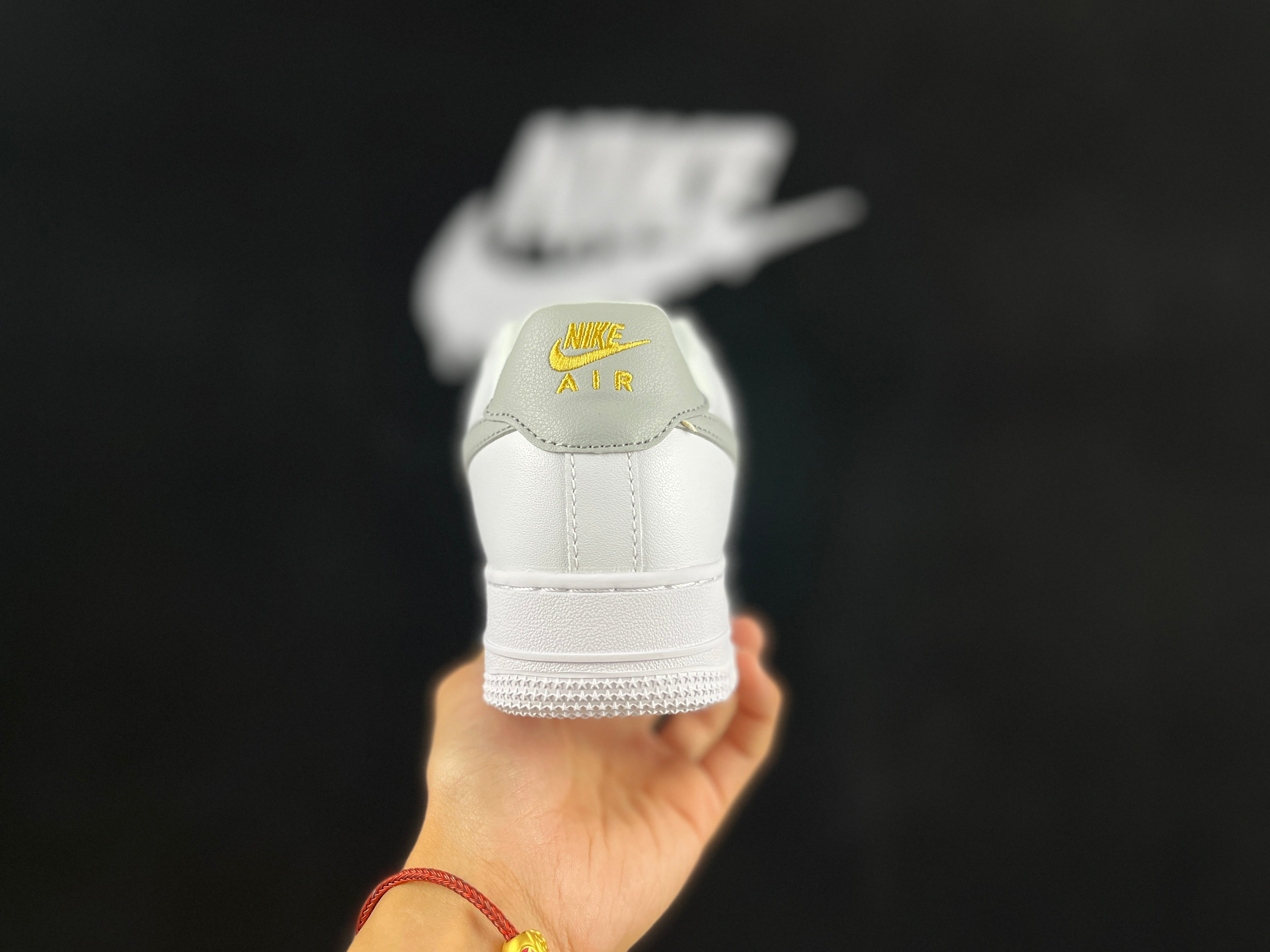 NIKE AIR FORCE 1 "Mini Swoosh White/Grey" - Image 4