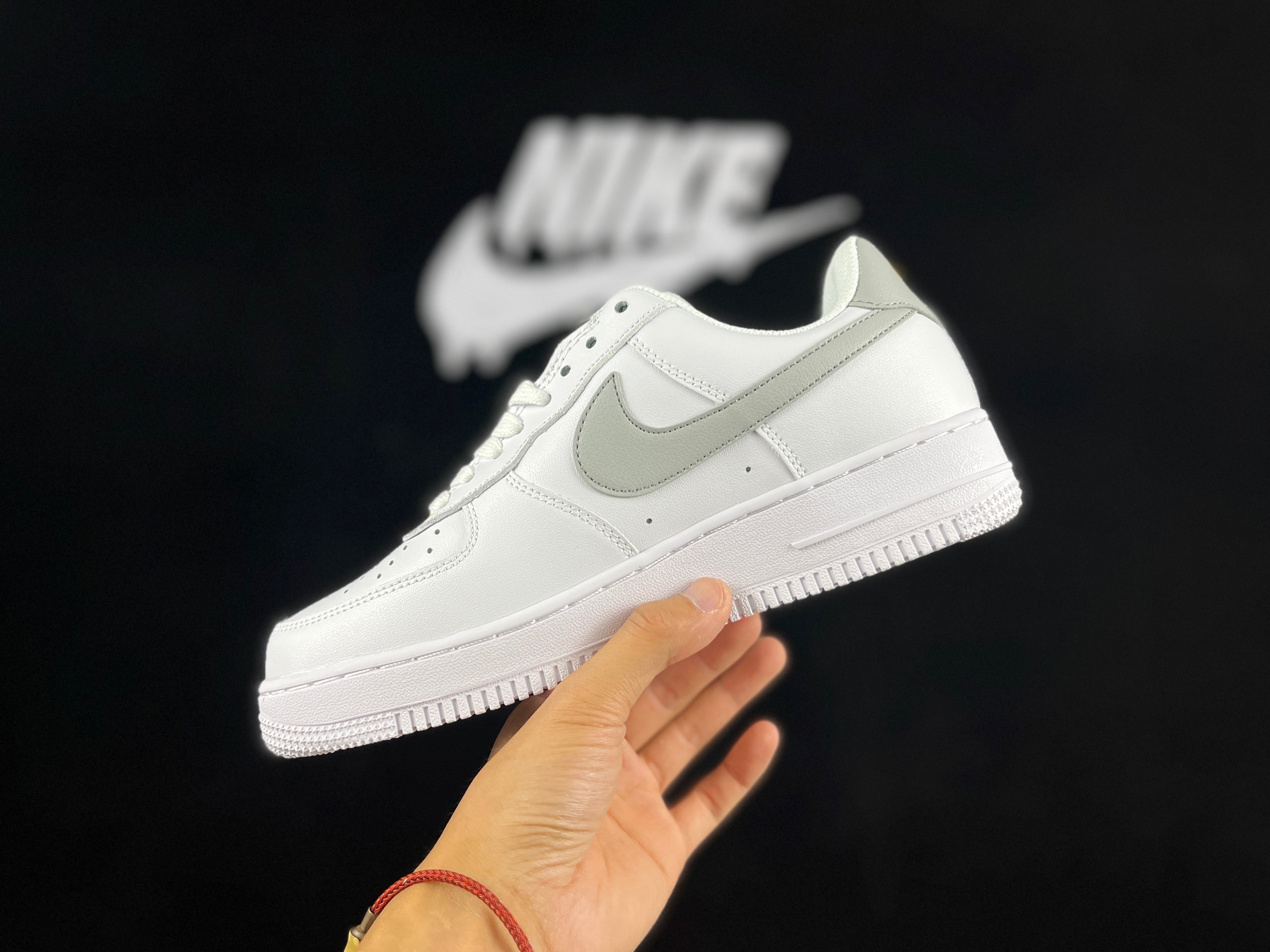 NIKE AIR FORCE 1 "Mini Swoosh White/Grey" - Image 3