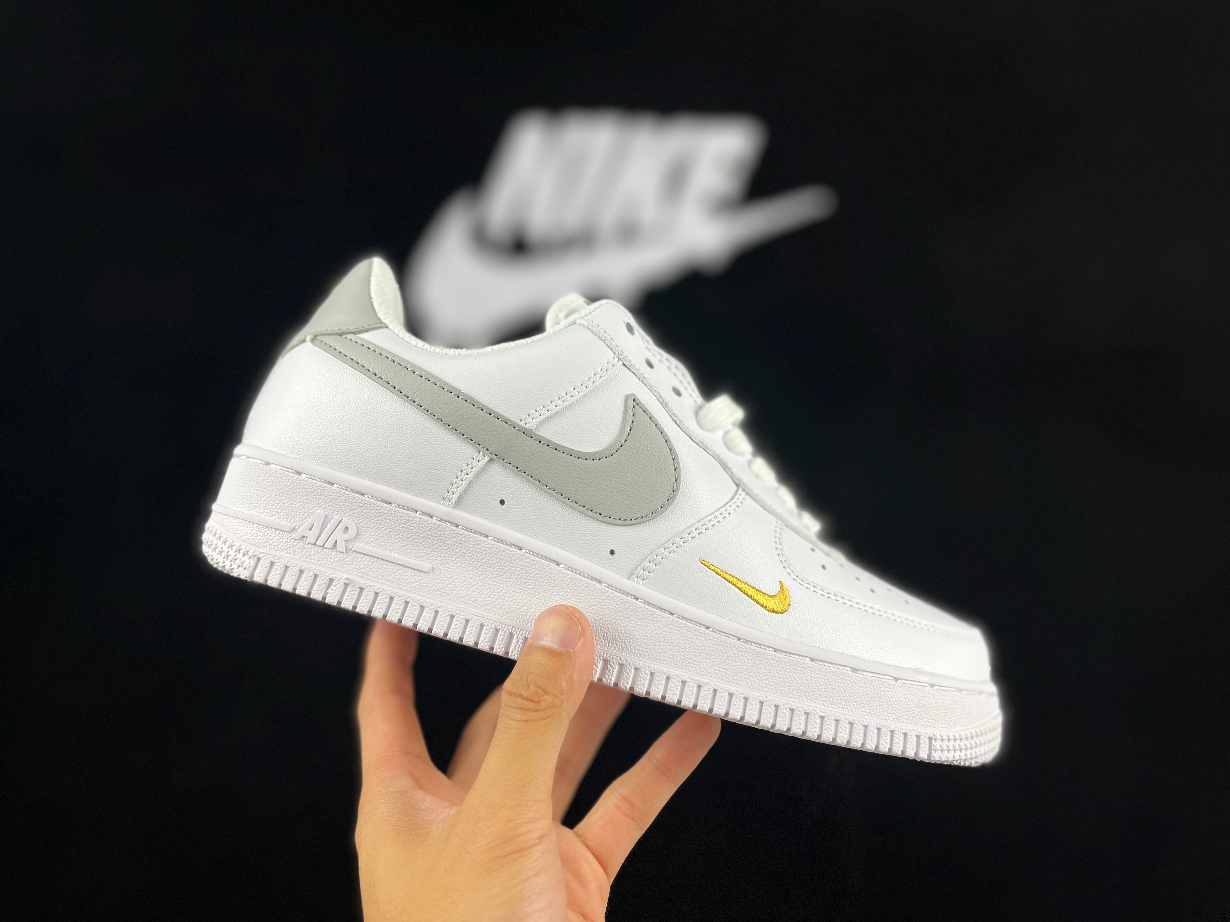 NIKE AIR FORCE 1 "Mini Swoosh White/Grey" - Image 2