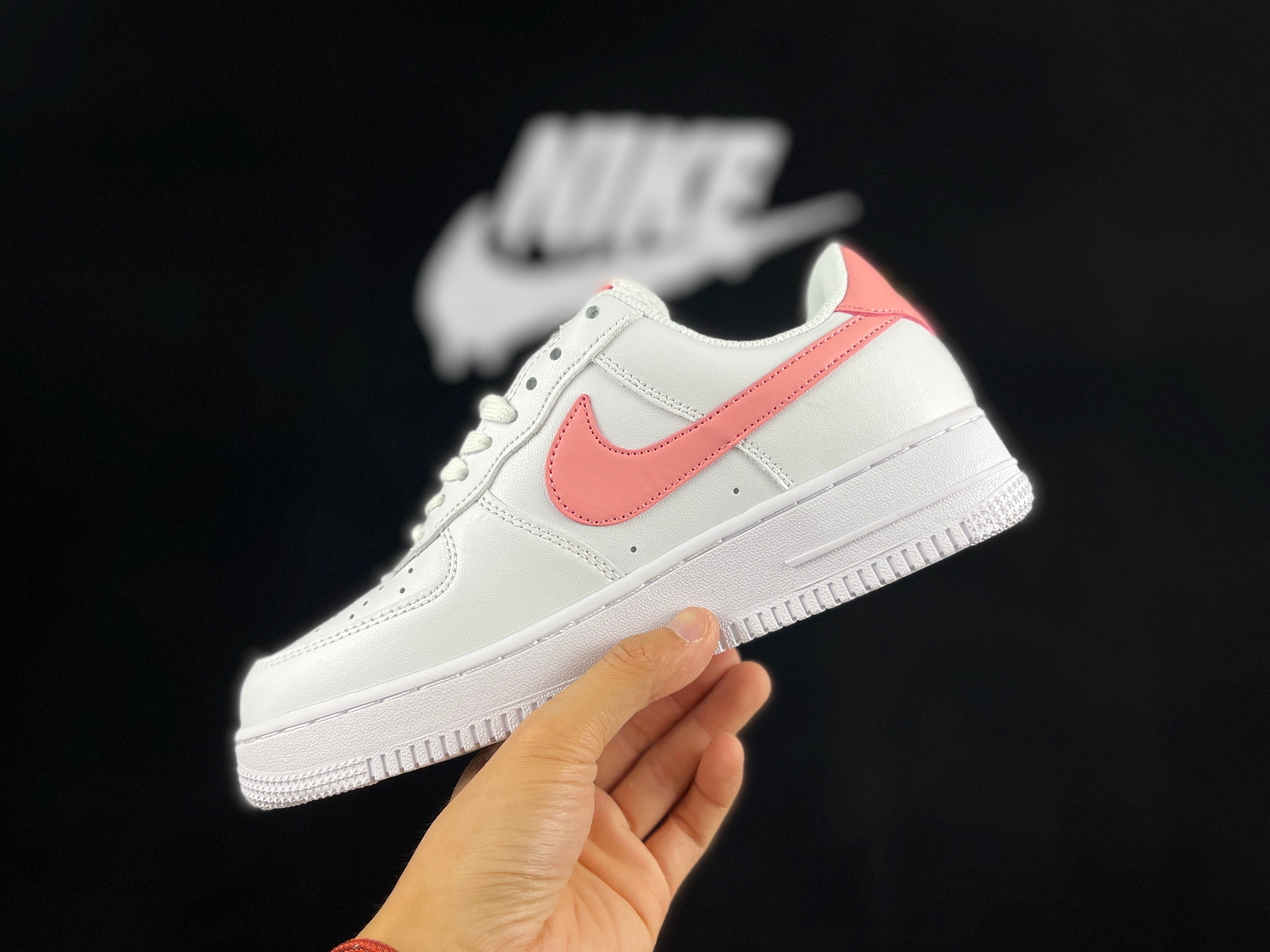 NIKE AIR FORCE 1 "Mini Swoosh White/Pink" - Image 3