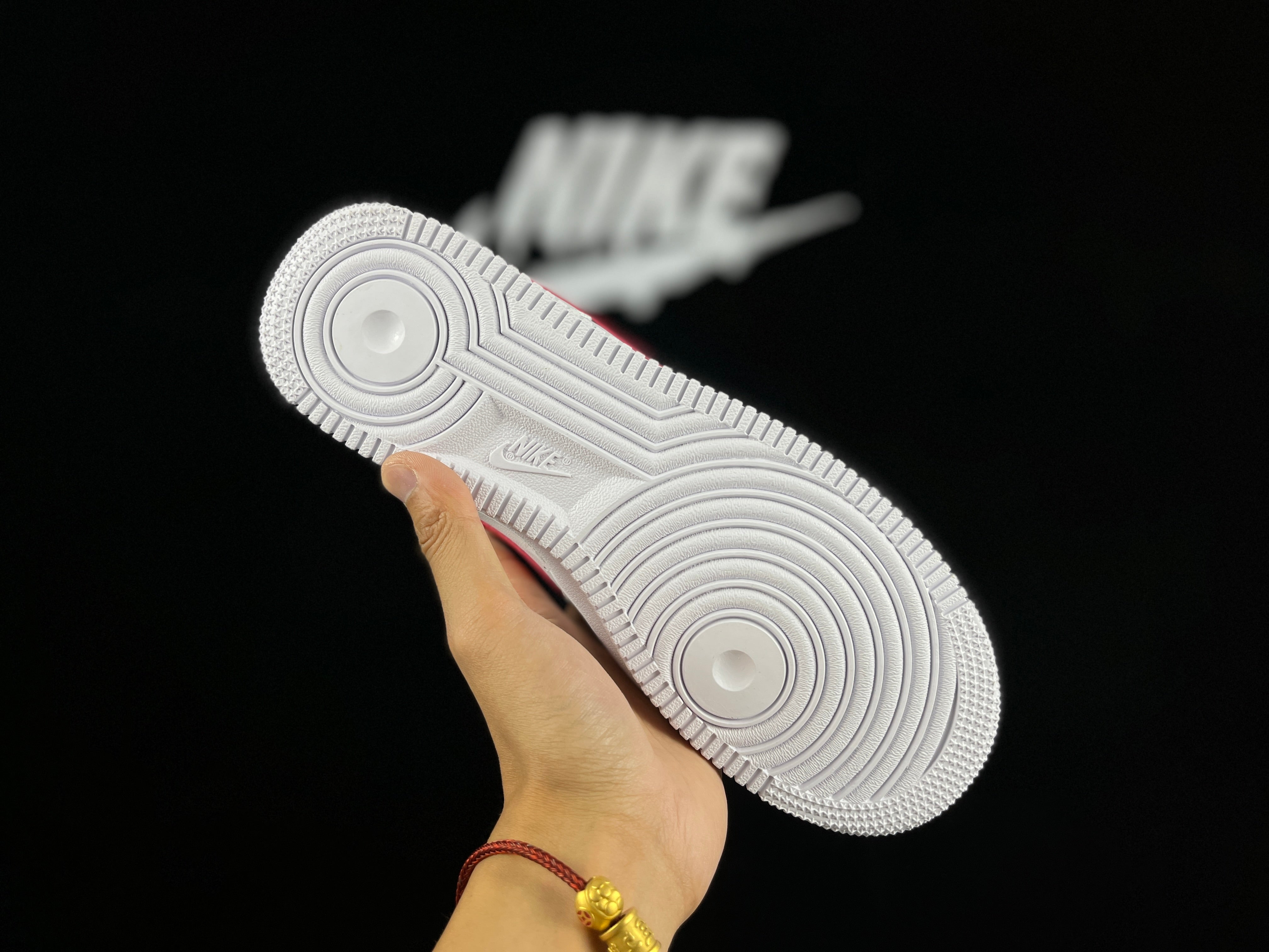 NIKE AIR FORCE 1 "Mini Swoosh White/Red" - Image 5