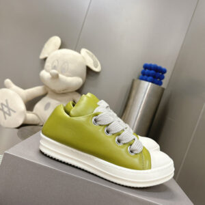 Rick Owens Low Top Ramones in Pistachio