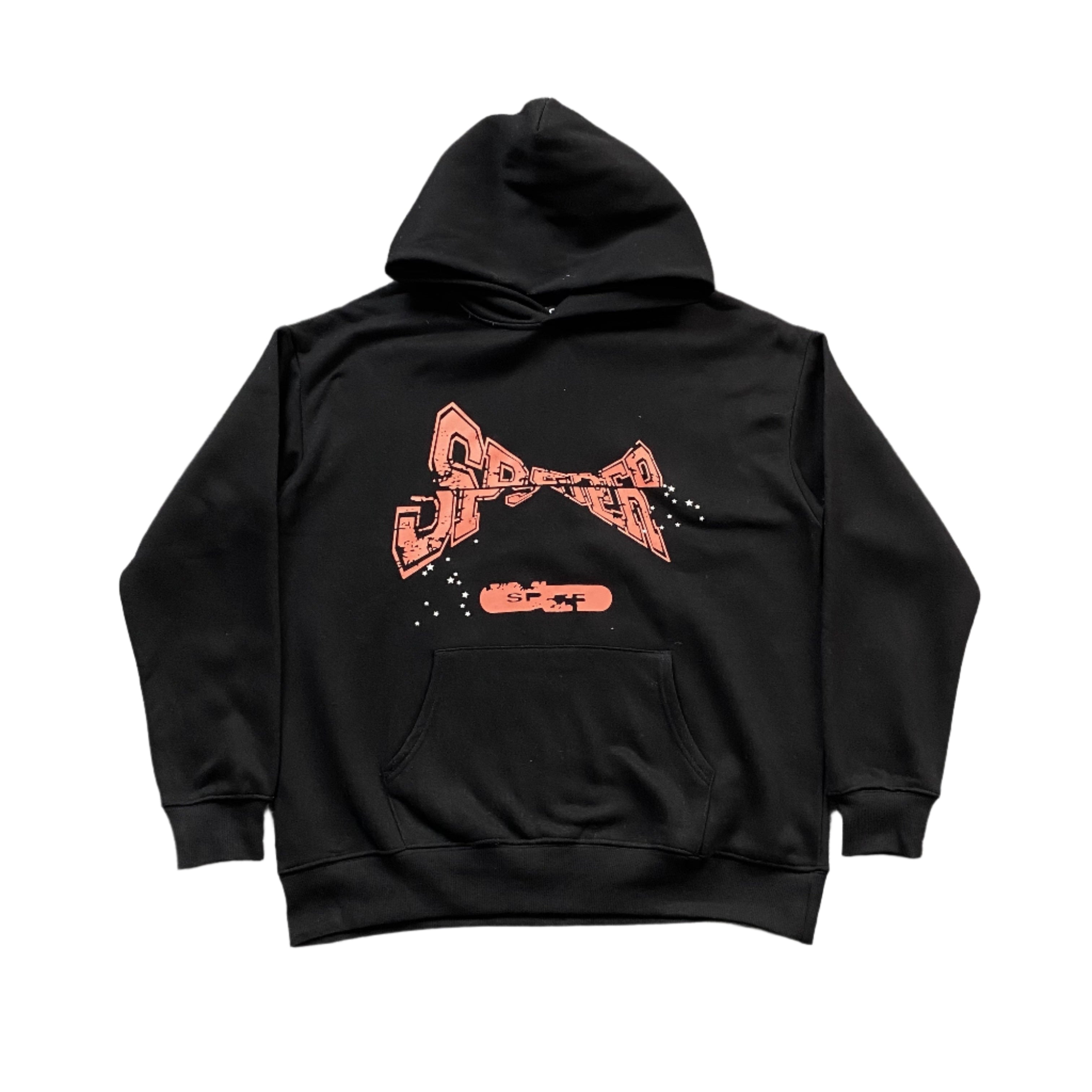 SP5DER ADULT HOODIE BLACK