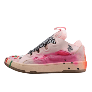 Vibrant Pink Low Top Sneakers